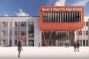 The name has not yet been chosen but this is an artist's impression of the new high school to be built in Rosyth.