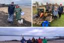 Charlestown, Limekilns, and Pattiesmuir (CLP) Nature Conservation Group held a beach clean-up on Sunday (March 3).