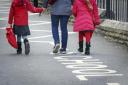 Pupils would be safer if there were fewer parents taking the car to school.