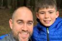 Noah Hart and dad Gary who are gearing up for a charity cycle challenge from Inverness to Fort William.