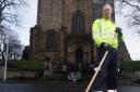 Darren Donovan's quick actions prevented what could have been a major fire at Dunfermline Abbey.