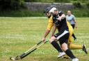 Aberdour's David MacDougall challenges for the ball. Copyright StuartSpence Photography.
