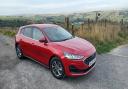 Ford Focus on test in West Yorkshire