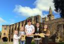 Celebrate the City: The HQ PAST-PORT scheme offers children and their families the keys to the City of Dunfermline. Image: Matt Baines, Abbey Church of Dunfermline