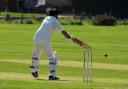 Action from Dunfermline and Carnegie Cricket Club's second XI match with Kirk Brae second XI. Photo: David Wardle.