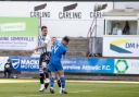 Captain Kyle Benedictus heads home for Dunfermline.