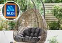 Aldi’s large egg chair is back for the first time this year – but you’ll have to be quick (Aldi/PA)