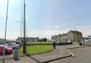 A 20-metre high telecommunications mast is set to be erected on this grass area at Allan Crescent in Abbeyview.