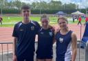 Callum Newton, Sophie Thomas and Amy Jenkinson ran for Scotland at the event.