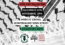 A demonstration demanding an immediate ceasefire in Gaza will be held in Dunfermline on Saturday.