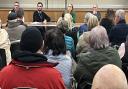 Members of the local community at the public meeting to discuss plans for a new health centre in Kincardine.