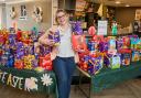 Fiona McNorton, general manager at the Bannatyne Health Club and Spa Dunfermline with some of the Easter eggs donated.