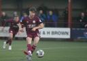 Alfie Bavidge netted twice, the second from the penalty spot, for Kelty Hearts during Saturday's win over Edinburgh City.