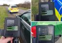 A number of drivers were caught driving over the limit.
