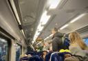 Photo taken by Alex Rowley MSP shows a packed train coming out of Edinburgh. He said it was so full no-one could get on at Haymarket.