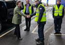 HRH Princess Anne visited Rosyth Dockyard last week.