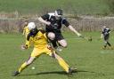 Action from Aberdour's match with Inveraray. Photo: John Fullerton.