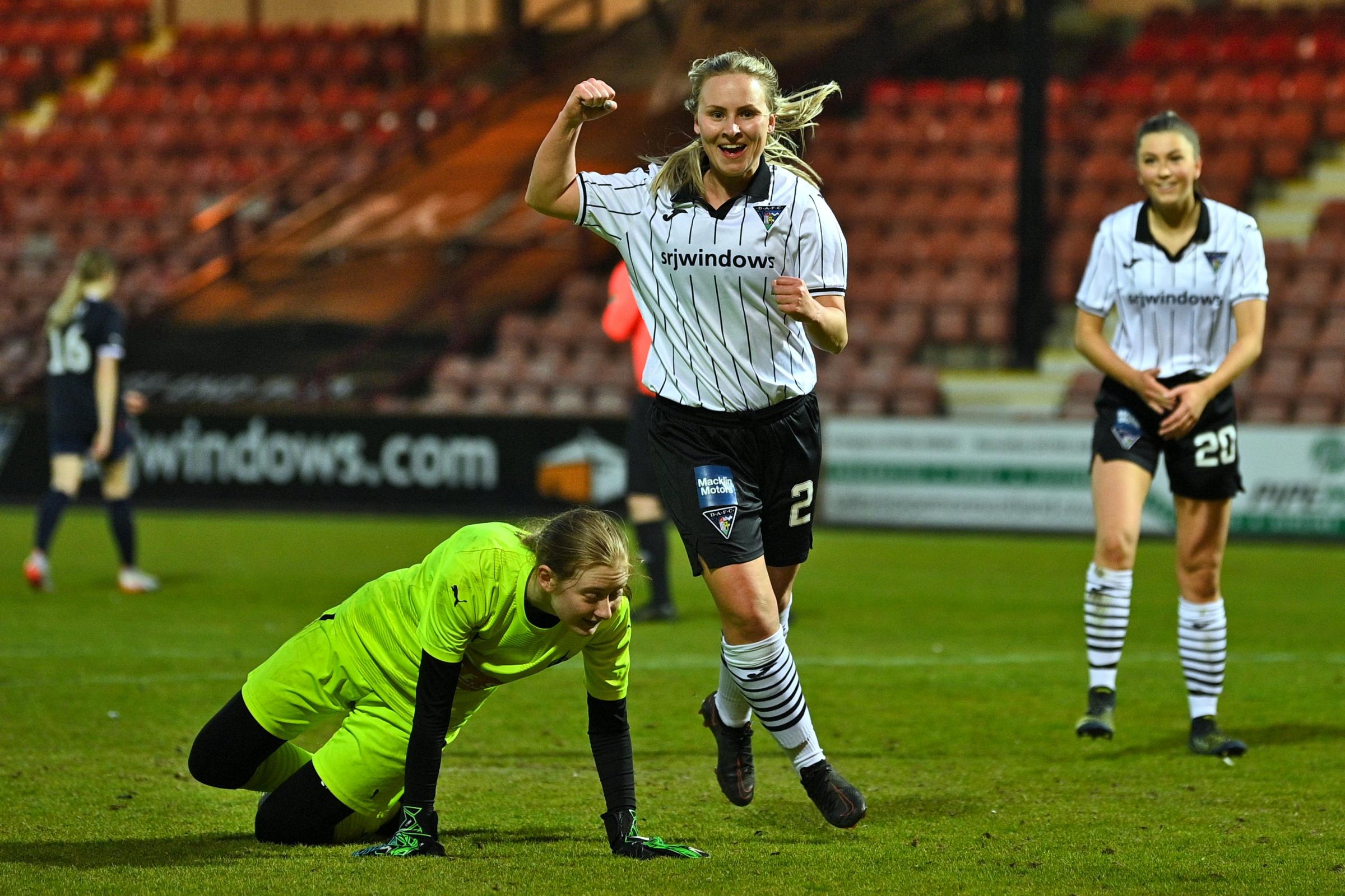 Dunfermline Athletic Ladies beat Falkirk in first East End Park match
