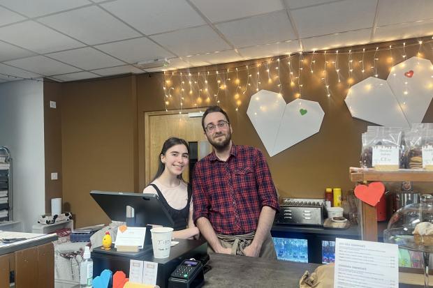 Javier and his partner, Eva, are often helped by their daughter Laura (pictured left) in the cafe.