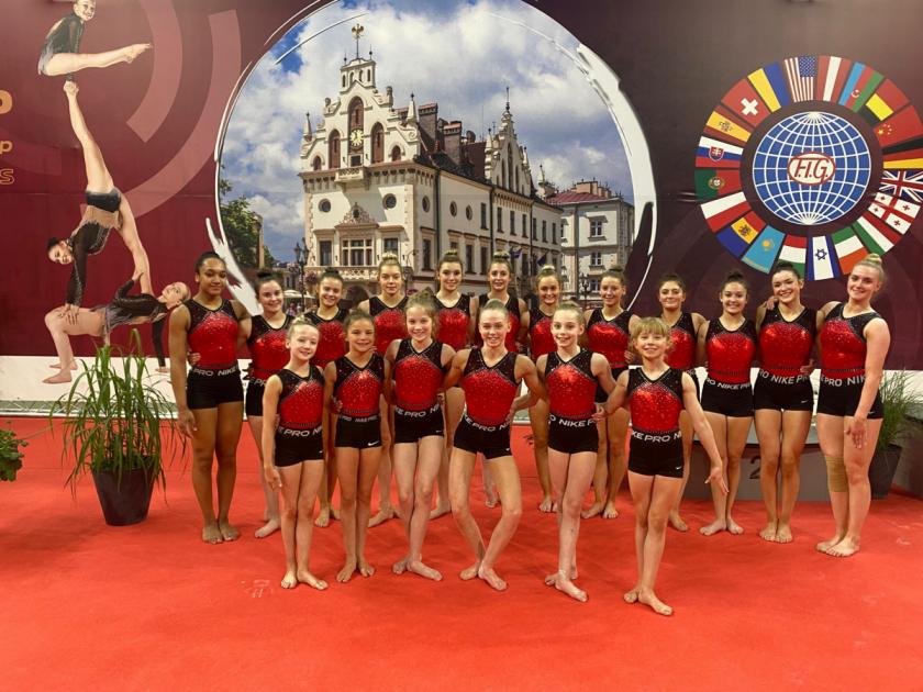 Gimnastyka: Gwiazda akrobatyki zdobywa medal w Polsce