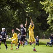 Aberdour, in friendly action against Tayforth last week, are back in competitive action today. Photo: John Fullerton.