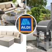 Shop Aldi’s popular garden furniture range all on sale in time for this week’s heatwave (Aldi/PA)