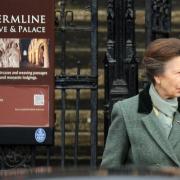 The Princess Royal, Princess Anne visited Dunfermline Abbey to celebrate it's 950th anniversary. Photo: David Wardle.