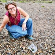 Gaynor Hebden-Smith, from Dunfermline, collects sea glass on beaches across Scotland.