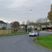 There are plans for an 18-metre high telecommunications mast at this roundabout in Dunfermline.