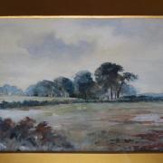 This painting is signed 'AGS', with art club archivist  Elaine Campbell able to establish the artist's full name was Alexander Garden Sinclair.