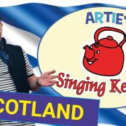 Artie will be bringing his Singing Kettle show to the Alhambra Theatre.