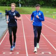 Caleb McLeod (right) and Reiss Marshall are competing at the Commonwealth Youth Games.