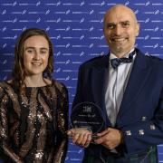 Pitreavie AAC have been nominated for Track and Field Club of the Year, which president, Paul Allan, accepted on their behalf in 2021 from Laura Muir.