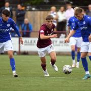 Lewis O'Donnell is enjoying his time on loan at Kelty Hearts.