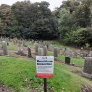 Fife Council will inspect headstones at Torryburn Cemetery.