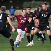 Kelty Hearts, pictured in their home win over Stirling Albion in October, were heavily beaten at Forthbank on Saturday.