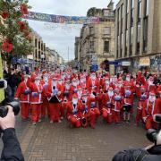 The Santa Dash takes place the same day as the Christmas lights are switched on in Dunfermline.