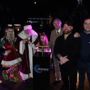 Nine-year-old Amelia Green was given the honour of switching on the Christmas lights. (Image: David Wardle).