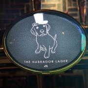 The new bistro's house lager 'Habrador' pays tribute to family.
