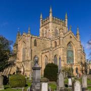 An inspection of graffiti damage at Dunfermline Abbey has led to a surprise discovery of possible 