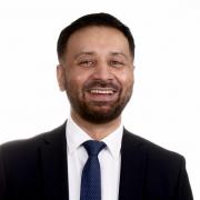 Naz Anis Miah who has been selected as SNP candidate for the Dunfermline and Dollar constituency.
