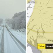 The Met Office has issued a yellow weather warning for snow and ice for Fife for Friday.
