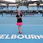 Anna McBride picked up singles and doubles titles at the Australian Open.