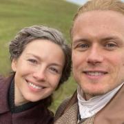 Caitriona Balfe and Sam Heughan play Claire and Jamie Fraser in Outlander