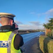 Fife Road Police carried out checks in the Saline area yesterday.