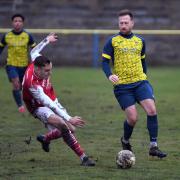 Ross Philp, pictured in action for Crossgates Primrose against Broxburn Athletic last month, scored the goal to earn them a point on Saturday.
