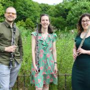 Thistle Trio: Pawel, Gaynor and Laura.