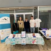 The Inverkeithing pupils sold their products at the Mercat Shopping Centre