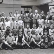 Allan Cruickshanks' photograph taken at St Leonards School in 1955.