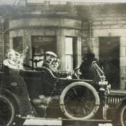 John Jackson and his family in their Sunbeam Tourer car.
